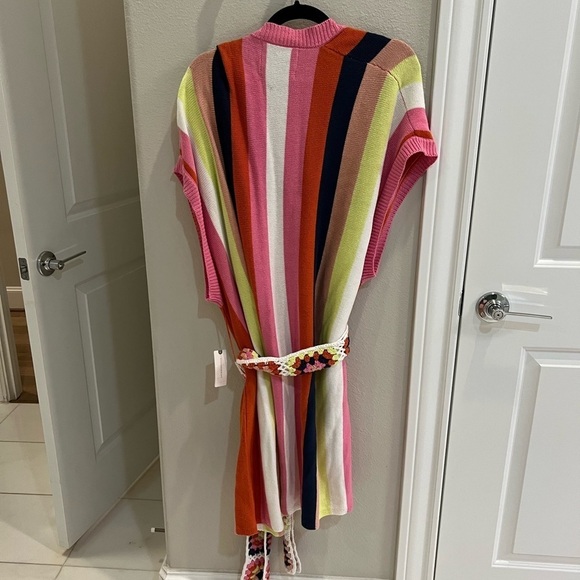 Anthropologie belted striped kimono one size - Picture 5 of 6